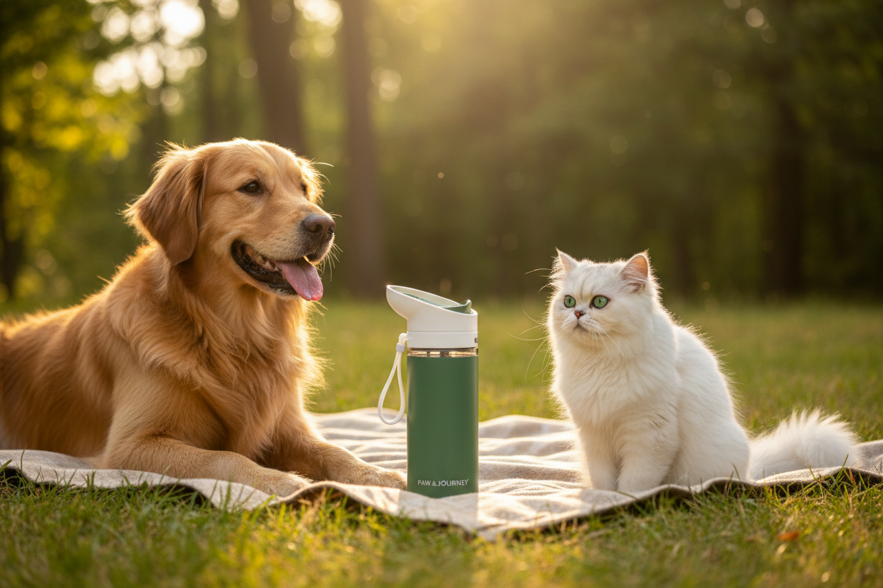Bannière gourde chien & chat